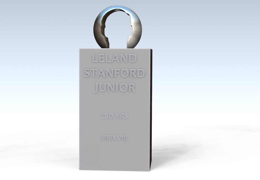 Leland Stanford Junior Small version Sculpture Stainless
