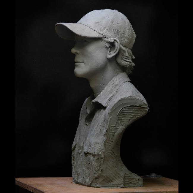 Ron Howard Emmys Sculpture Bust Clay 