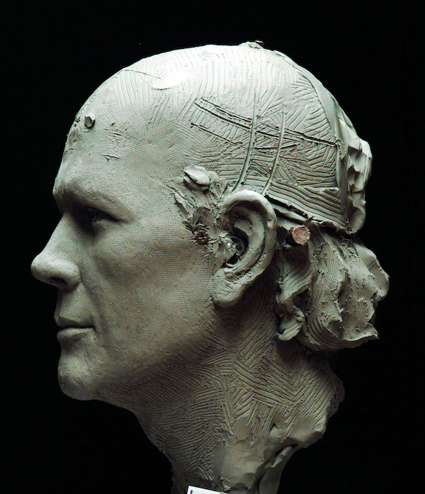 Ron Howard Bust in profile Clay for Bronze in progress