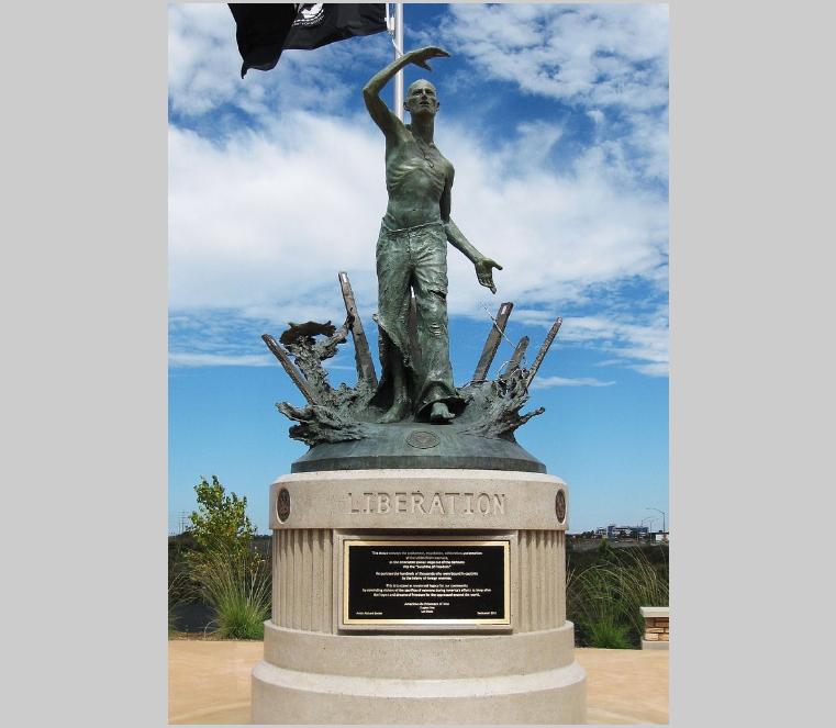 US POW Monument Miramar National Cemetery Bronze, Concrete, San Diego, CA