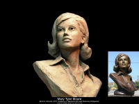 Bronze. Life-size. 2011. Academy of Television Arts and Sciences. Hollywood. 
