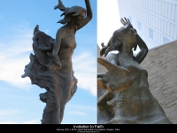 Bronze. 8 ft H. 2010. Good Samaritan Foundation. Dayton, Ohio.