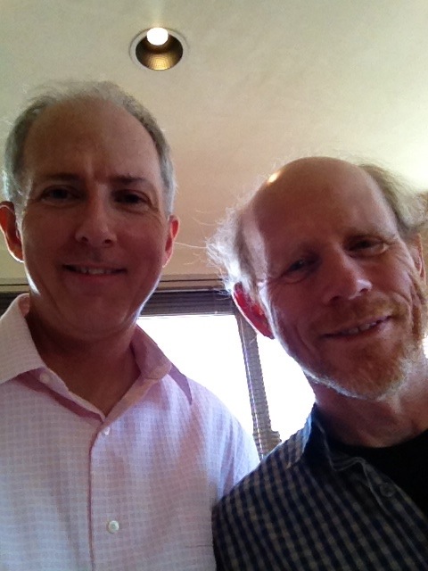Ron Howard and Richard Becker meeting at Imagine Entertainment for Ron
