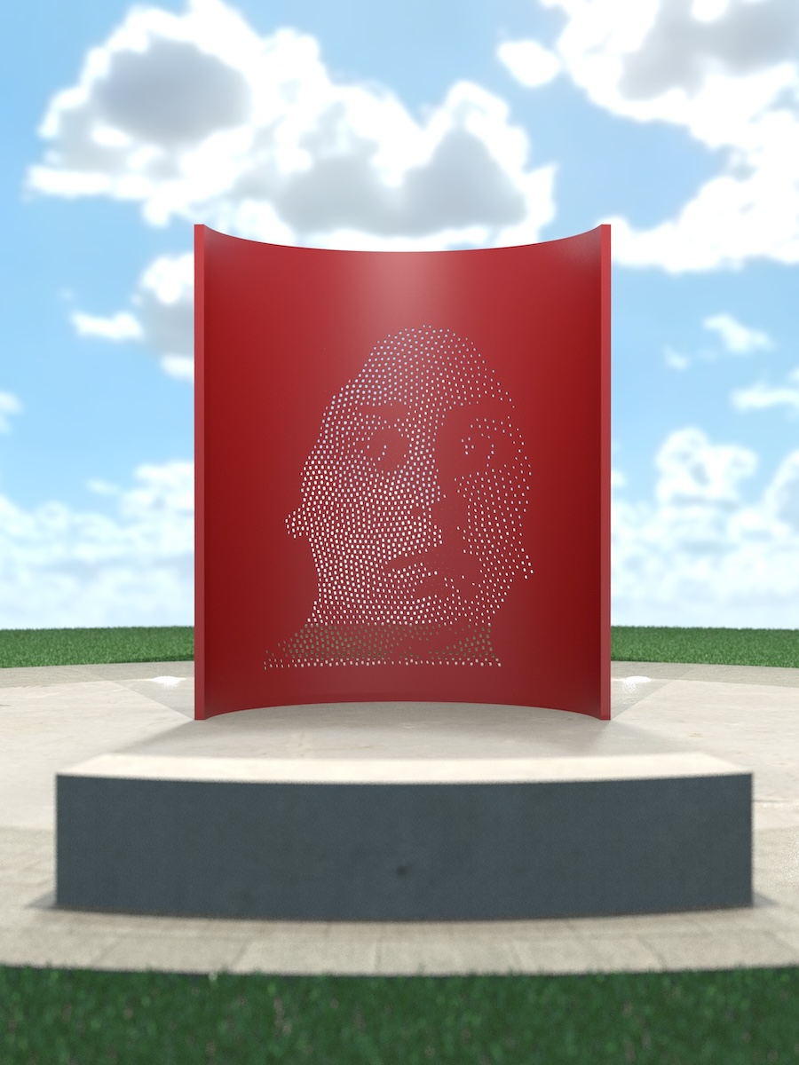 stanford cardinal spirit sculpture