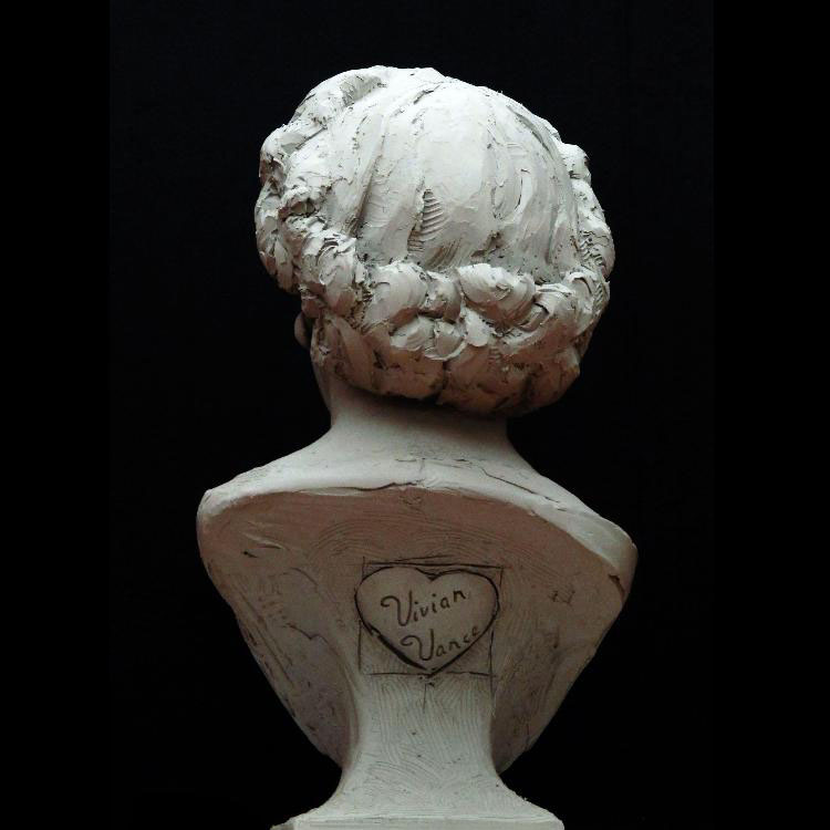 Vivian Vance Bust Clay r ear